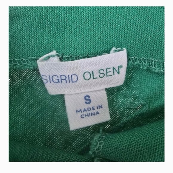 Sigrid Olsen Vibrant Green Midi Dress - Picture 2 of 3